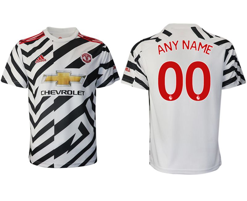 Men 2020-2021 club Manchester United away aaa version customized white Soccer Jerseys->women nfl jersey->Women Jersey